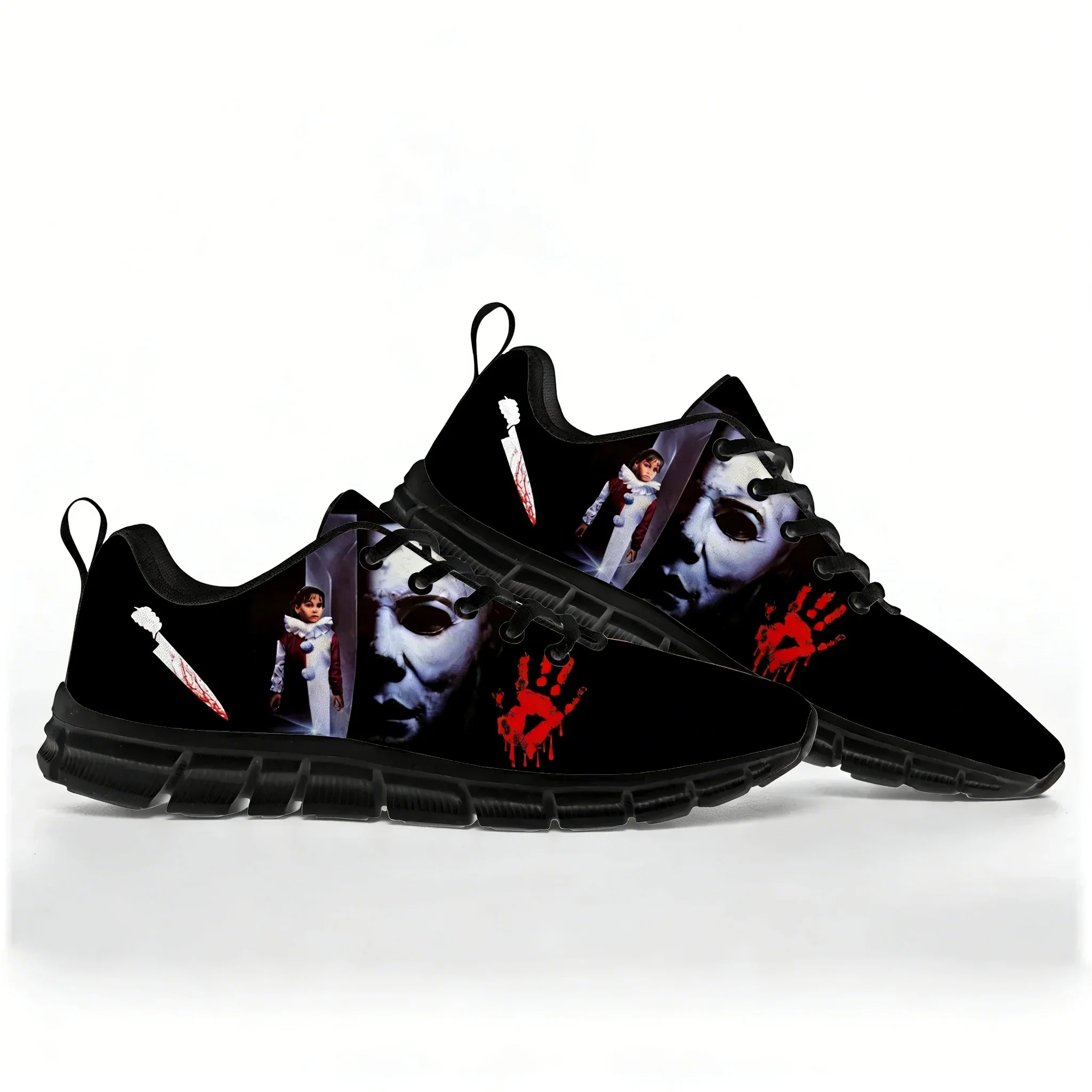 Men Shoes Myer - ホラーハロウィンスポーツシューズマイケルマイヤーズメンズレディーススニーカーカジュアルカスタム高品質カップルシューズレースアップ通気性靴