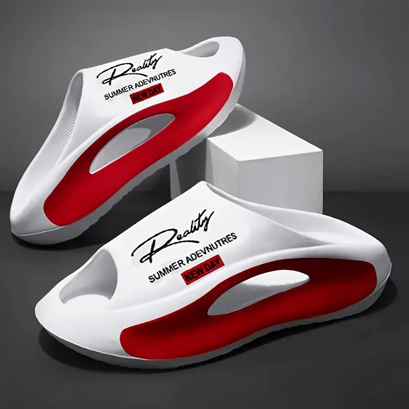 Men Shoes On - ユニセックスカジュアル四季スリッパサンダル女性快適なホームスリッパ通気性スリッポンシューズ女性と男性のための靴