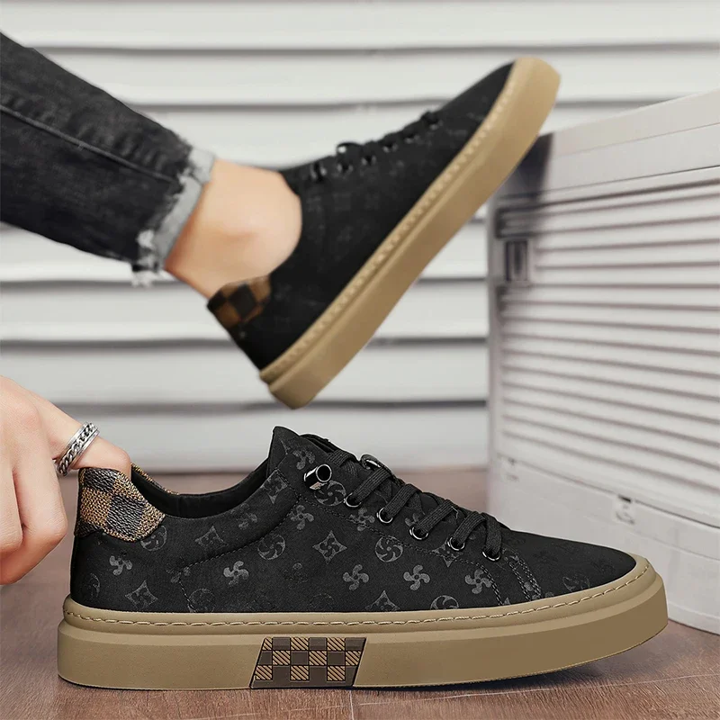 男性用の通気性のあるキャンバススニーカー,カジュアルなランニ - Men Shoes Running Sale のレビューと価格