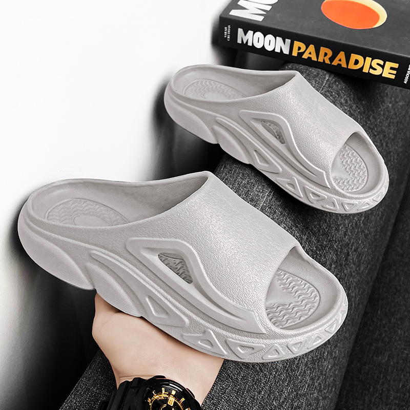 Y2K 2026 新韓国風グレー スリッパ ユニセックス ト - Men'S Shoes In Style のレビューと価格