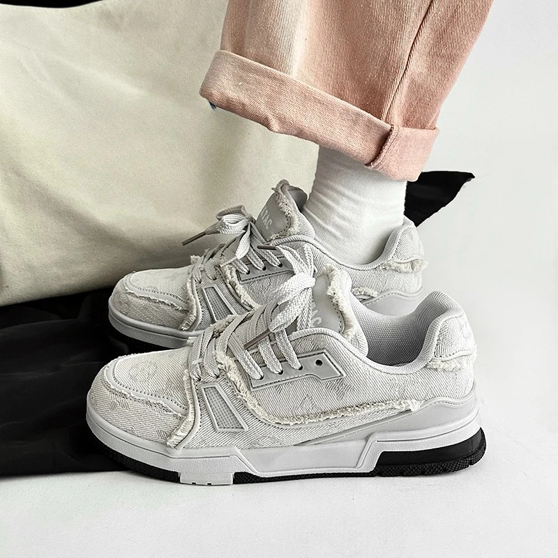 ユニセックスボードシューズファッションアンチスリップ通気性厚 - Men Shoes Running Sale のレビューと価格