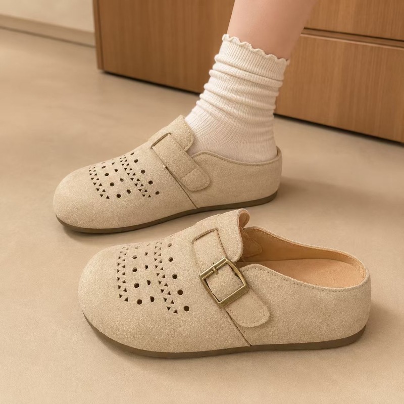 レディースサマー厚底スリッポンサンダルオープントゥプラットフ - Men Shoes On のレビューと価格