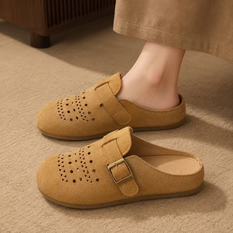 レディースサマー厚底スリッポンサンダルオープントゥプラットフ - Men Shoes On のレビューと価格