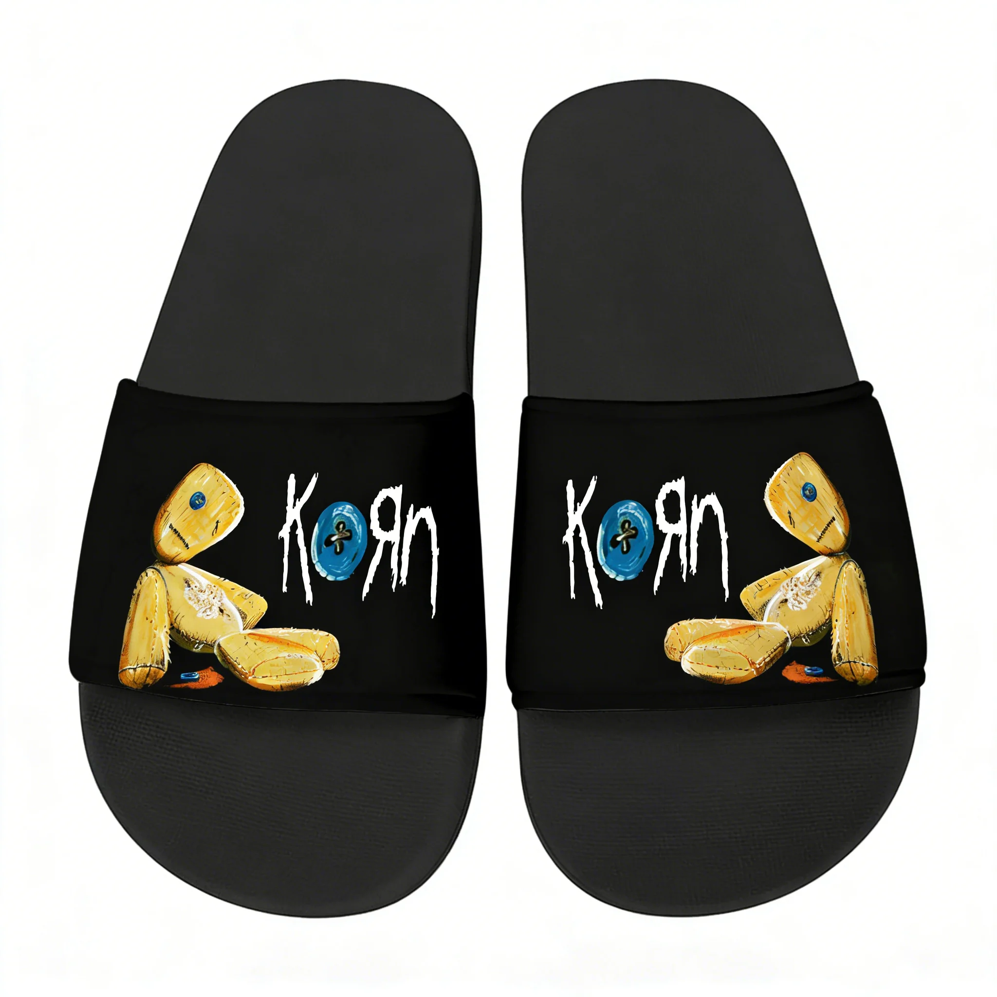 Korn ロックバンドスリッパホームウォーターシューズロック - Men'S Shoes In Style のレビューと価格