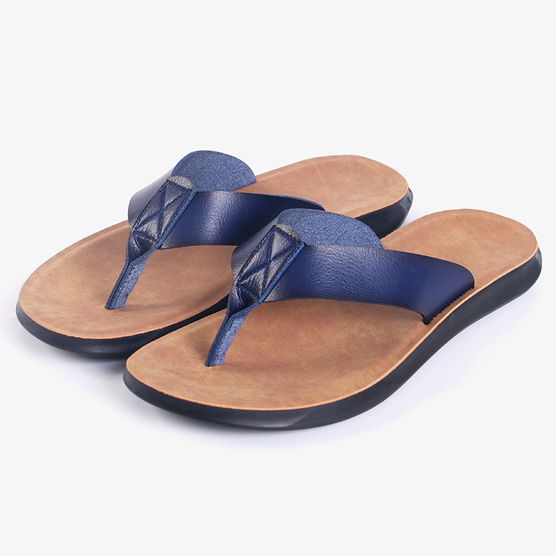 38-47 新しいイタリアンレザービーチサンダル男性用カジュ - Men Shoes On のレビューと価格