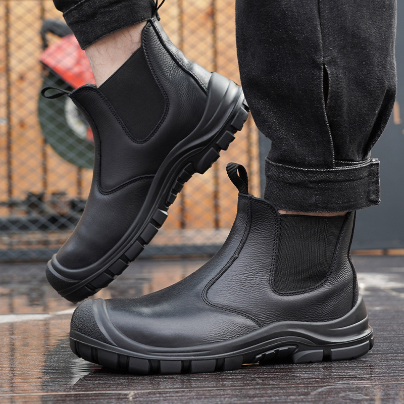 大きいサイズのメンズファッション、スチールトゥカバー付きワー - Men Shoes Office のレビューと価格