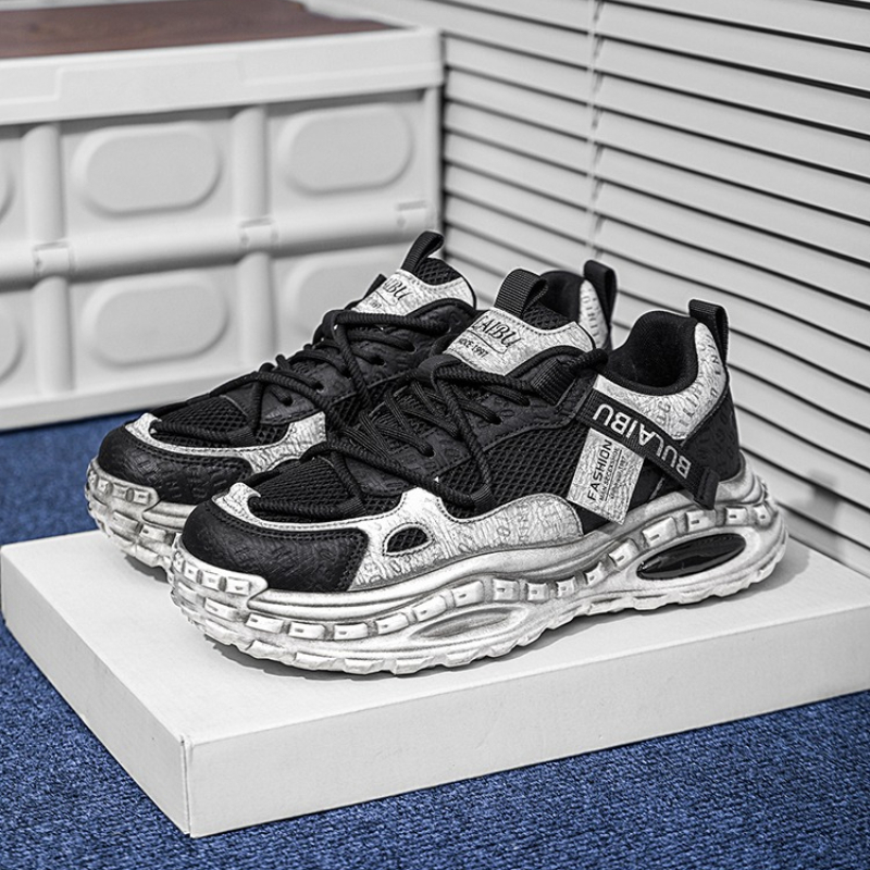 スポーツシューズ厚底四季対応メンズ2026トレンド春ホットセ - Men Shoes Running Sale のレビューと価格