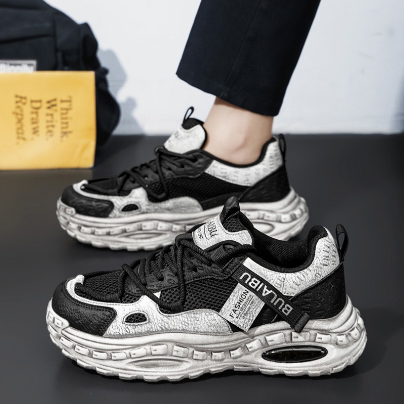 スポーツシューズ厚底四季対応メンズ2026トレンド春ホットセ - Men Shoes Running Sale のレビューと価格