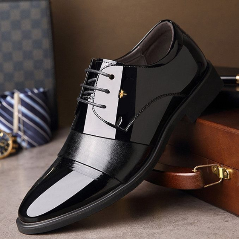メンズラウンドトゥユースレザービジネスフォーマルシューズ学生 - Men Shoes Formal のレビューと価格