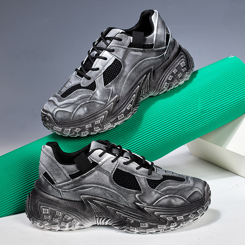メンズ厚底スポーツシューズ,快適なアウトドアスニーカー,ファ - Men Shoes Running Sale のレビューと価格