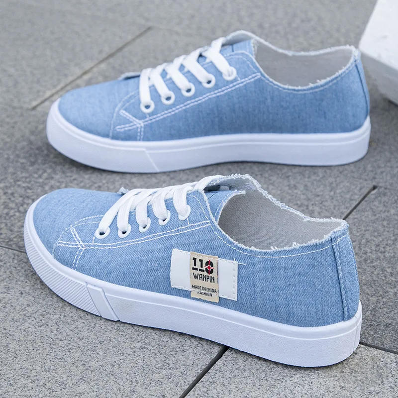 2026 春夏の女性のキャンバススニーカーロートップデニムス - Men'S Shoes In Style のレビューと価格