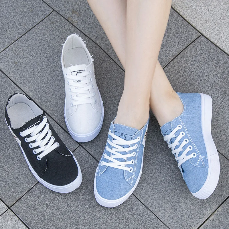 2026 春夏の女性のキャンバススニーカーロートップデニムス - Men'S Shoes In Style のレビューと価格
