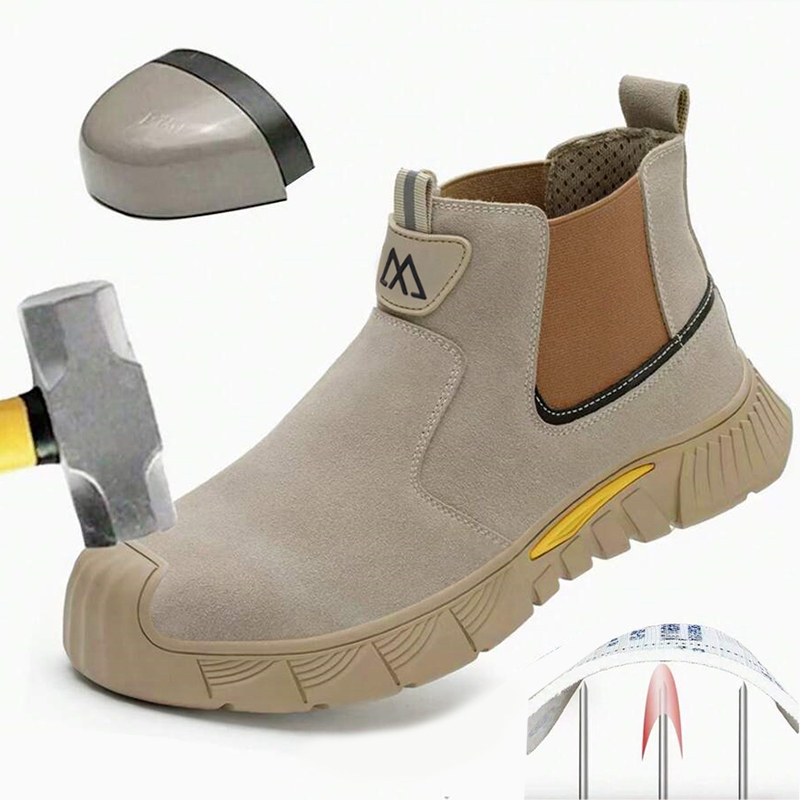 耐摩耗性と耐久性に優れたスチールトゥ作業靴（男女兼用）、耐衝 - Men Shoes Office のレビューと価格
