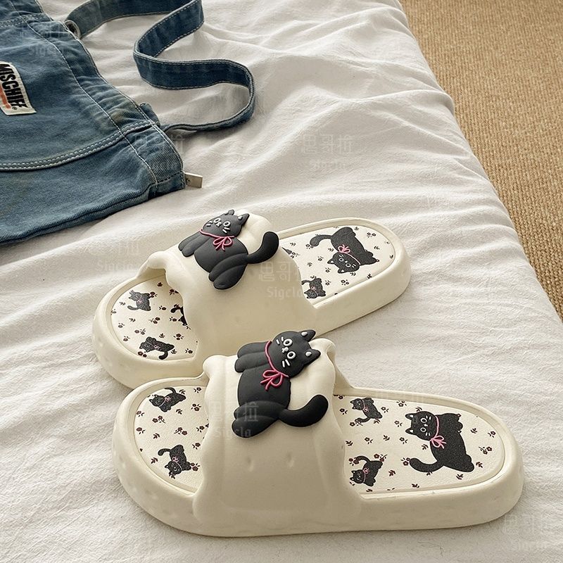 Printting かわいいクマの女性スリッパ夏屋内ソフト漫 - Men'S Shoes In Style のレビューと価格