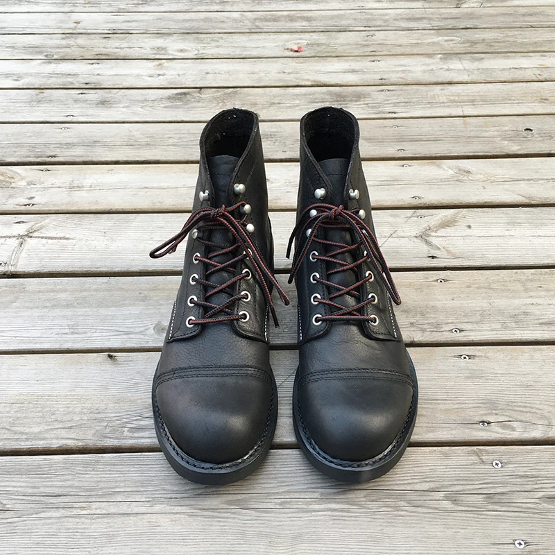 ニューメンズシューズ高級ブランドヴィンテージメンズブーツ牛革 - Men Shoes Formal のレビューと価格