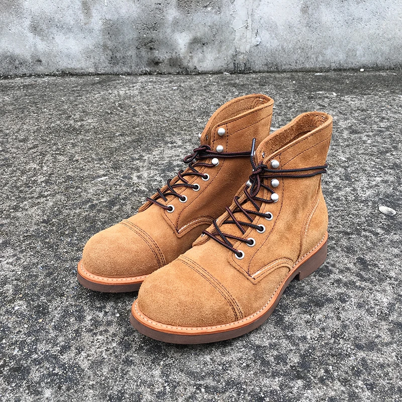 ニューメンズシューズ高級ブランドヴィンテージメンズブーツ牛革 - Men Shoes Formal のレビューと価格