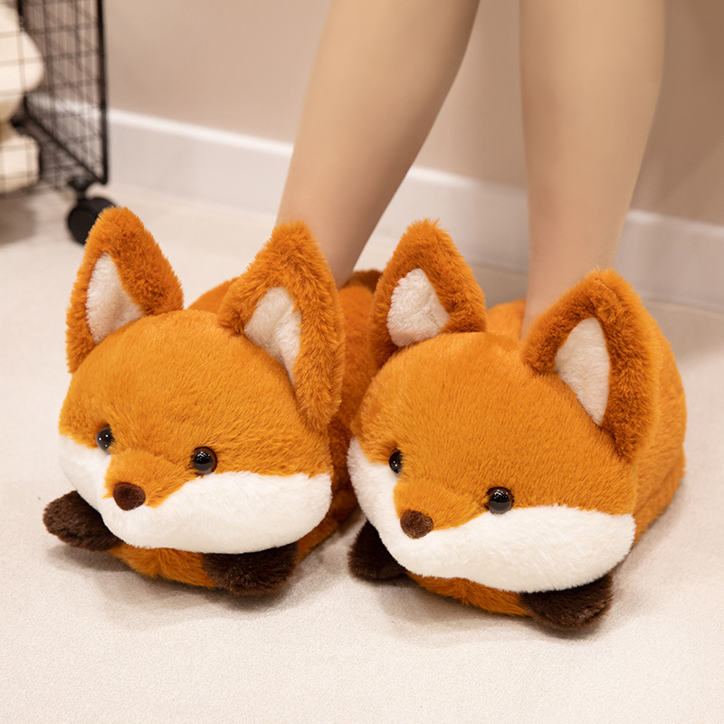 男性と女性のためのかわいい赤いパンダフォックススリッパ、暖か - Men Shoes Red Tape のレビューと価格