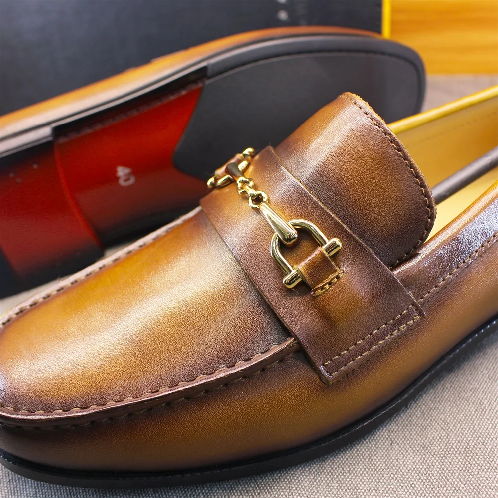 メンズローファー ドレスシューズ ラウンドトゥ フォーマル  - Men Shoes On のレビューと価格