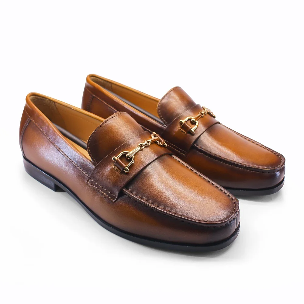 メンズローファー ドレスシューズ ラウンドトゥ フォーマル  - Men Shoes On のレビューと価格